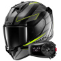 Casque Integrale Shark D-Skwal 3 Sizler KAY + Kit Bluetooth 5S Solo