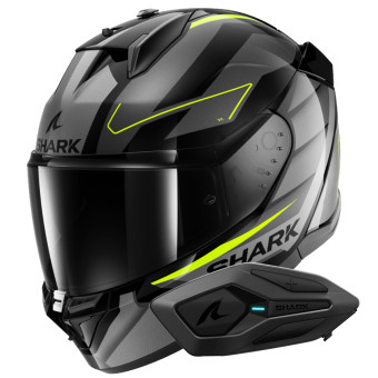 Integrale Shark D-Skwal 3 Sizler KAY + Kit Bluetooth Sena for Shark Solo