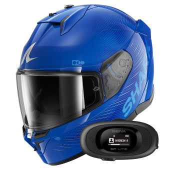 Integrale Shark D-Skwal 3 SP Lyne BSB + Kit Bluetooth 5R Lite