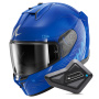 Casque Integrale Shark D-Skwal 3 SP Lyne BSB + Kit Bluetooth BT Mini