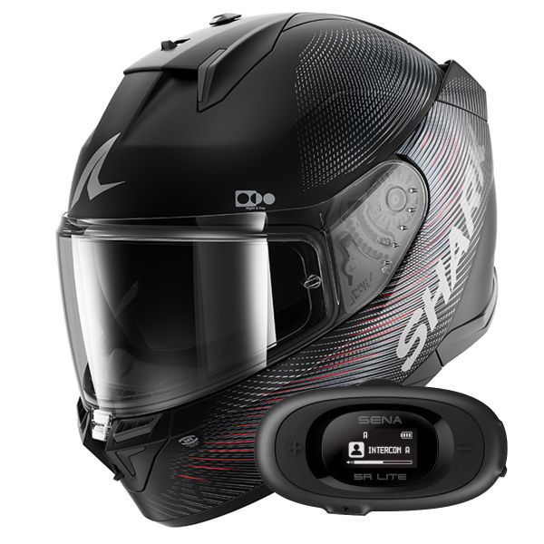 Integrale Shark D-Skwal 3 SP Lyne KAR + Kit Bluetooth 5R Lite