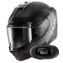 Casque Integrale Shark D-Skwal 3 SP Lyne KAR + Kit Bluetooth 5R Lite