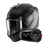 Casque Integrale Shark D-Skwal 3 SP Lyne KAR + Kit Bluetooth 5S Solo