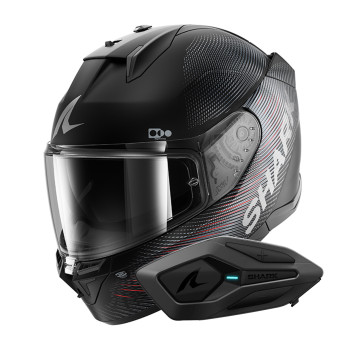Integrale Shark D-Skwal 3 SP Lyne KAR + Kit Bluetooth Sena for Shark Solo