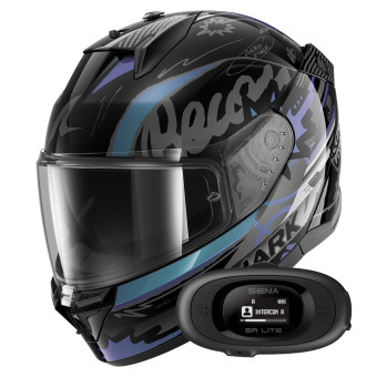 Integrale Shark D-Skwal 3 Streetrush KGU + Kit Bluetooth 5R Lite