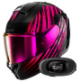 Casque Integrale Shark Ridill 2 Assya KVV + Kit Bluetooth 5R Lite