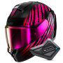 Casque Integrale Shark Ridill 2 Assya KVV + Kit Bluetooth BT Mini