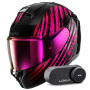Casque Integrale Shark Ridill 2 Assya KVV + Kit Bluetooth Lokui K30