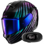 Casque Integrale Shark Ridill 2 Assya KXK + Kit Bluetooth 5R Lite