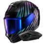 Casque Integrale Shark Ridill 2 Assya KXK + Kit Bluetooth Sena for Shark Solo