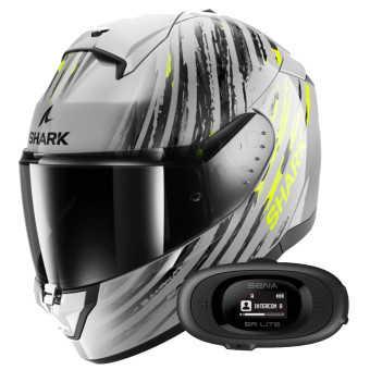 Casque Integrale Shark Ridill 2 Assya SAY + Kit Bluetooth 5R Lite Casque Integrale Shark Ridill 2 Assya SAY + Kit Bluetooth 5R Lite