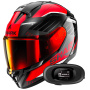 Casque Integrale Shark Ridill 2 Bersek KRA + Kit Bluetooth 5R Lite