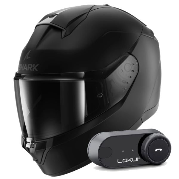 Integrale Shark Ridill 2 Blank Mat KMA + Kit Bluetooth Lokui K30 Integrale Shark Ridill 2 Blank Mat KMA + Kit Bluetooth Lokui K30