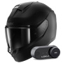 Casque Integrale Shark Ridill 2 Blank Mat KMA + Kit Bluetooth Lokui K30