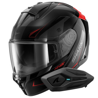Integrale Shark Ridill 2 Mekarium KAR + Kit Bluetooth Sena for Shark Solo