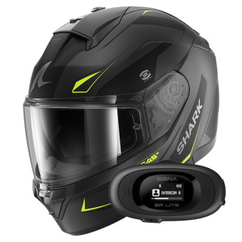 Integrale Shark Ridill 2 Mekarium Mat AAY + Kit bluetooth 5R Lite Solo