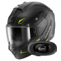 Casque Integrale Shark Ridill 2 Mekarium Mat AAY + Kit bluetooth 5R Lite Solo