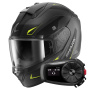 Casque Integrale Shark Ridill 2 Mekarium Mat AAY + Kit Bluetooth 5S Solo