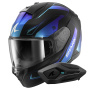 Casque Integrale Shark Ridill 2 Mekarium Mat KBB + Kit Bluetooth Sena for Shark Solo