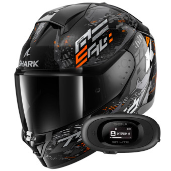 Integrale Shark Ridill 2 Molokai KSO + Kit bluetooth 5R Lite Solo