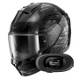 Casque Integrale Shark Ridill 2 Reptaia KAS + Kit bluetooth 5R Lite Solo