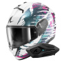 Casque Integrale Shark Ridill 2 Reptaia WVX + Kit Bluetooth Sena for Shark Solo