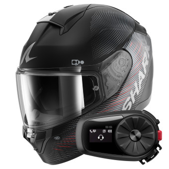 Integrale Shark Ridill 2 SP Lyne Mat KAA + Kit Bluetooth 5S Solo