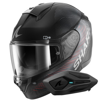 Integrale Shark Ridill 2 SP Lyne Mat KAA + Kit Bluetooth Sena for Shark Solo