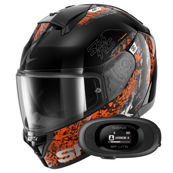 Integrale Shark Ridill 2 Speed-Vib KAO + Kit bluetooth 5R Lite Solo
