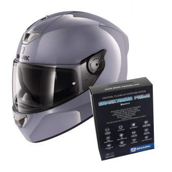 Integrale Shark Skwal 2.2 Blank S01 + Kit Bluetooth Sharktooth Prime