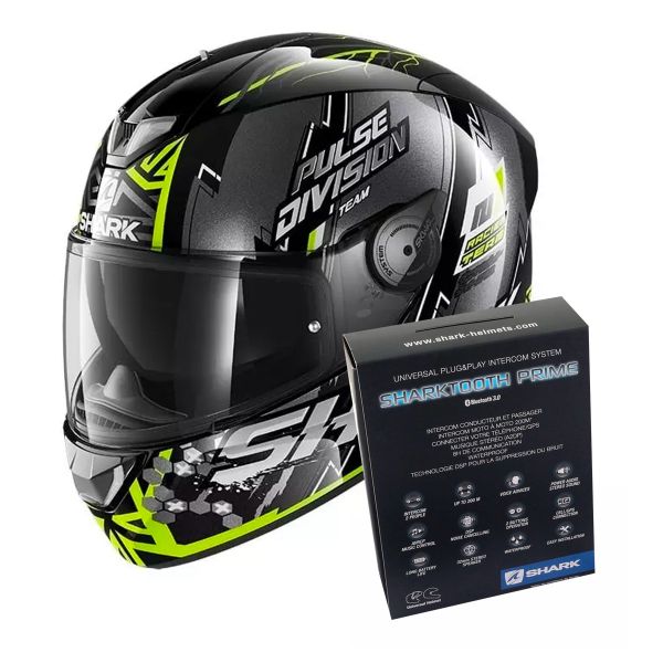 Integrale Shark Skwal 2.2 Noxxys KYS + Kit Bluetooth Sharktooth Prime