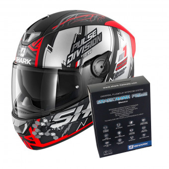 Integrale Shark Skwal 2.2 Noxxys Mat KRS + Kit Bluetooth Sharktooth Prime