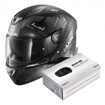 Integrale Shark Skwal 2.2 Venger Mat KAA + Kit Bluetooth Sena SMH5