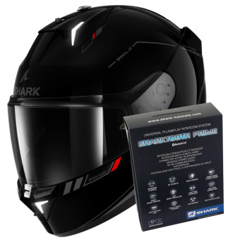 Integrale Shark Skwal i3 Blank SP KAR + Kit Bluetooth Sharktooth Prime