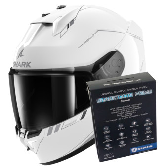 Integrale Shark Skwal i3 Blank SP WSA + Kit Bluetooth Sharktooth Prime