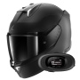 Casque Integrale Shark Skwal i3 Dark Shadow Edition Mat KMA + Kit bluetooth 5R Lite Solo