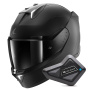 Casque Integrale Shark Skwal i3 Dark Shadow Edition Mat KMA + Kit Bluetooth BT Mini