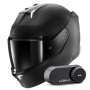 Casque Integrale Shark Skwal i3 Dark Shadow Edition Mat KMA + Kit Bluetooth Lokui K30