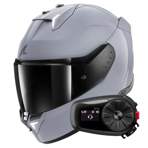 Integrale Shark Skwal i3 Dark Shadow Edition S05 + Kit Bluetooth 5S Solo