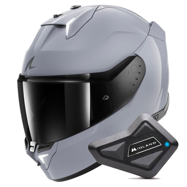 Integrale Shark Skwal i3 Dark Shadow Edition S05 + Kit Bluetooth BT Mini