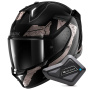 Casque Integrale Shark Skwal i3 Hellcat Mat KUA + Kit Bluetooth BT Mini