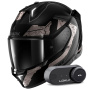 Casque Integrale Shark Skwal i3 Hellcat Mat KUA + Kit Bluetooth Lokui K30