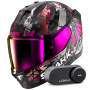 Casque Integrale Shark Skwal i3 Hellcat Mat KUV + Kit Bluetooth Lokui K30