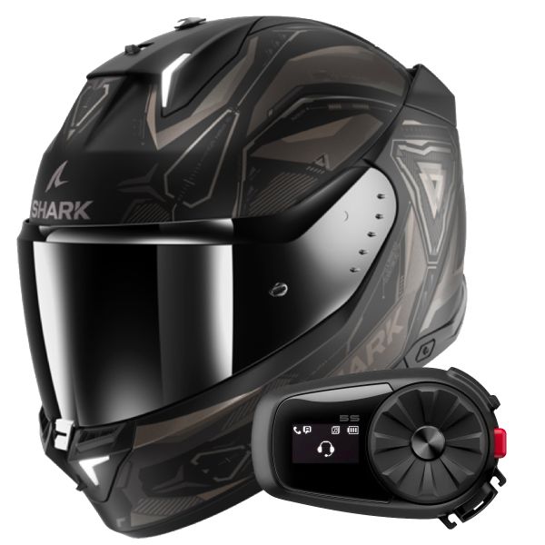 Integrale Shark Skwal i3 Linik KAA + Kit Bluetooth 5S