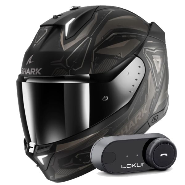 Integrale Shark Skwal i3 Linik KAA + Kit Bluetooth Lokui K30