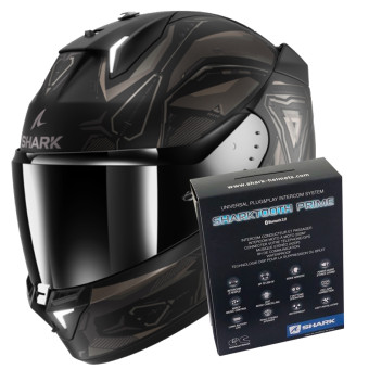 Integrale Shark Skwal i3 Linik KAA + Kit Bluetooth Sharktooth Prime