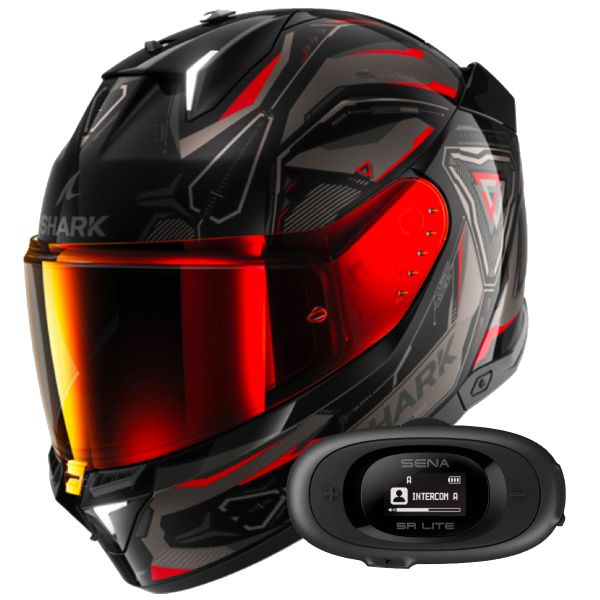 Integrale Shark Skwal i3 Linik KAR + Kit Bluetooth 5R Lite