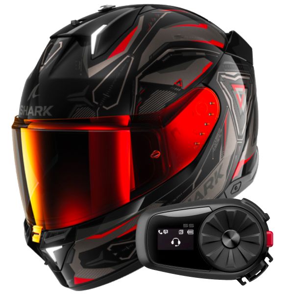 Casco shark con 2025 bluetooth