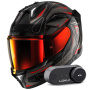Casque Integrale Shark Skwal i3 Linik KAR + Kit Bluetooth Lokui K30