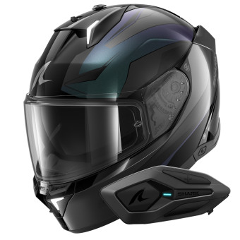 Integrale Shark Skwal i3 Mekarium KXA + Kit Bluetooth Sena for Shark Solo